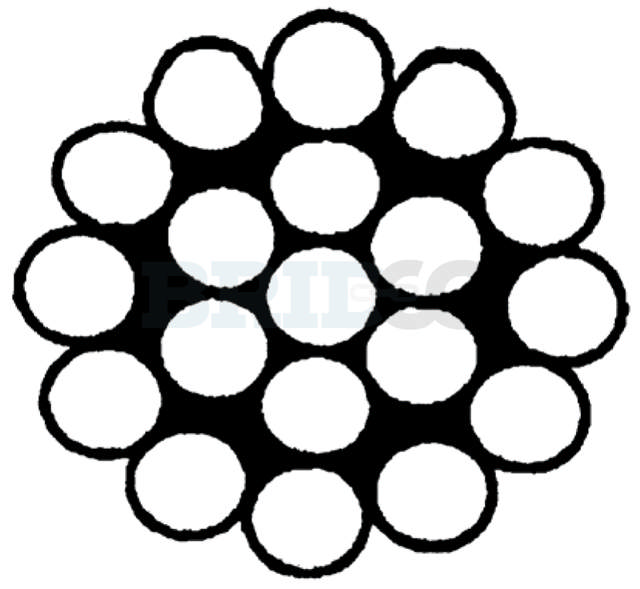 Stainless Steel Wire Rope 1 x 19 Strand Grade 316